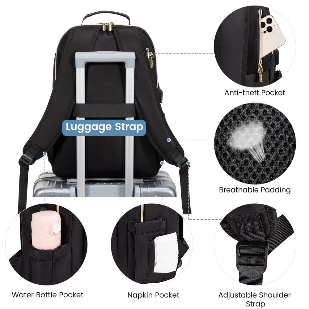 Stylish Large Capacity Laptop Backpack for Women and Men