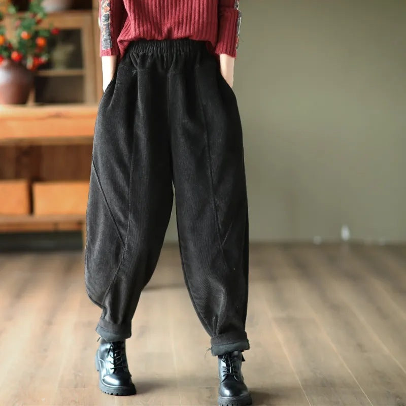 Children's Thicker Fleece-Lined Harem Pants