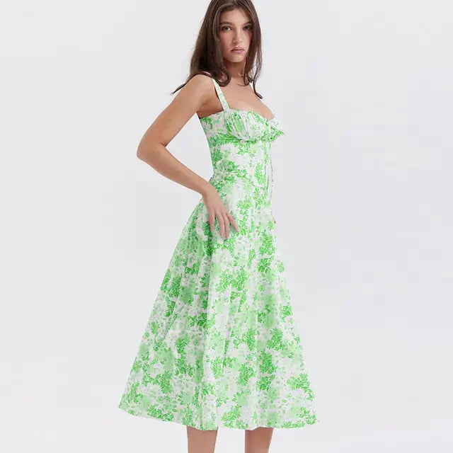 Bezauberndes florales Sommerkleid