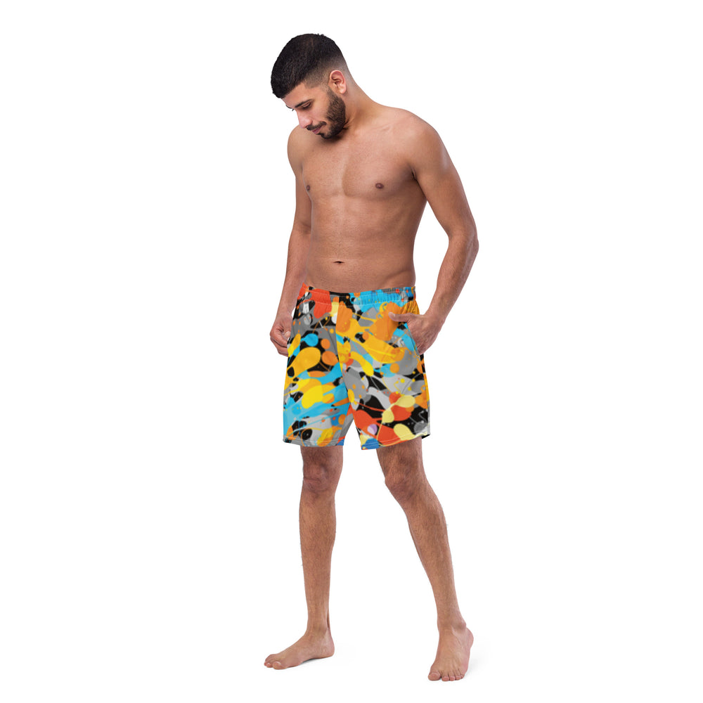 Pantaloncini da spiaggia da uomo ad asciugatura rapida con fodera anti-sfregamento