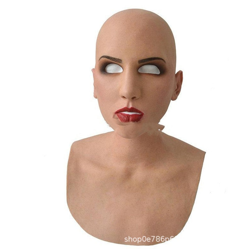 Bald Old Man Latex Mask for Halloween Cosplay and Funny Props