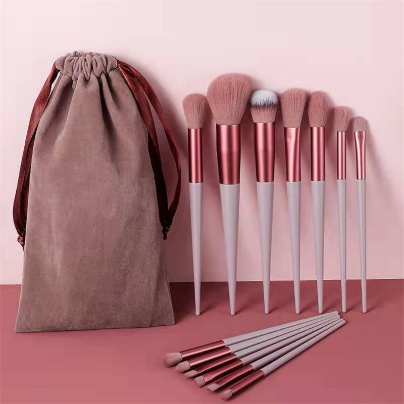 13-Piece Premium Makeup Brush Collection - Complete Set for Foundation, Blush, Eyeshadow, and More