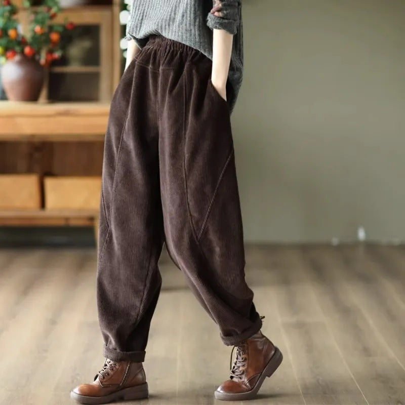 Children's Thicker Fleece-Lined Harem Pants