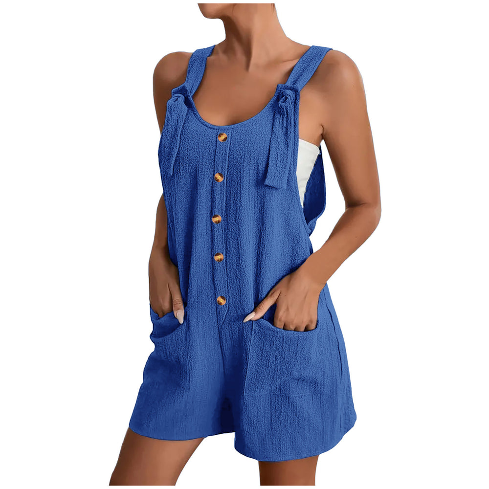 Trendy Casual Suspender Jumpsuit Shorts for Women