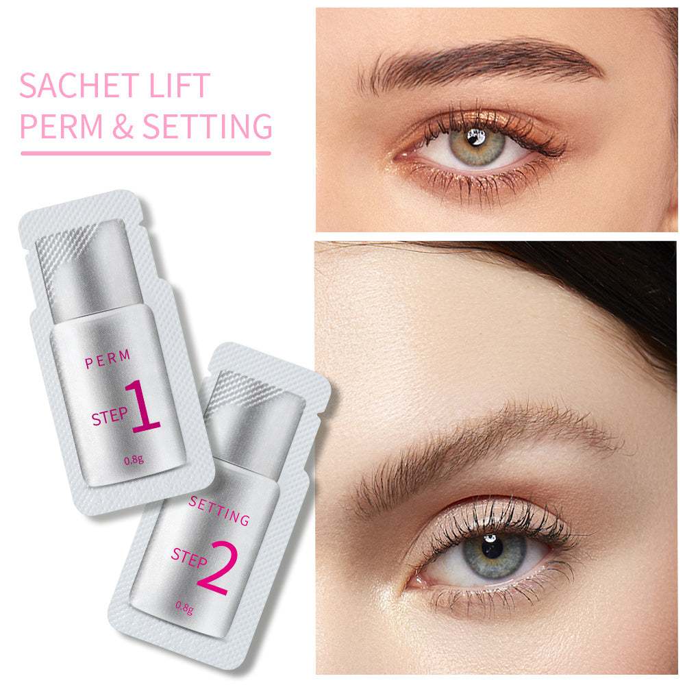 Insta-Lift 10 Pairs Eyelash Perm Kit - Quick 5-8 Minute Lifting Solution for Beautiful Lashes