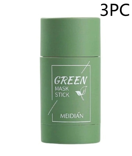 Green Tea Clay Stick Mask for Acne Control and Skin Brightening