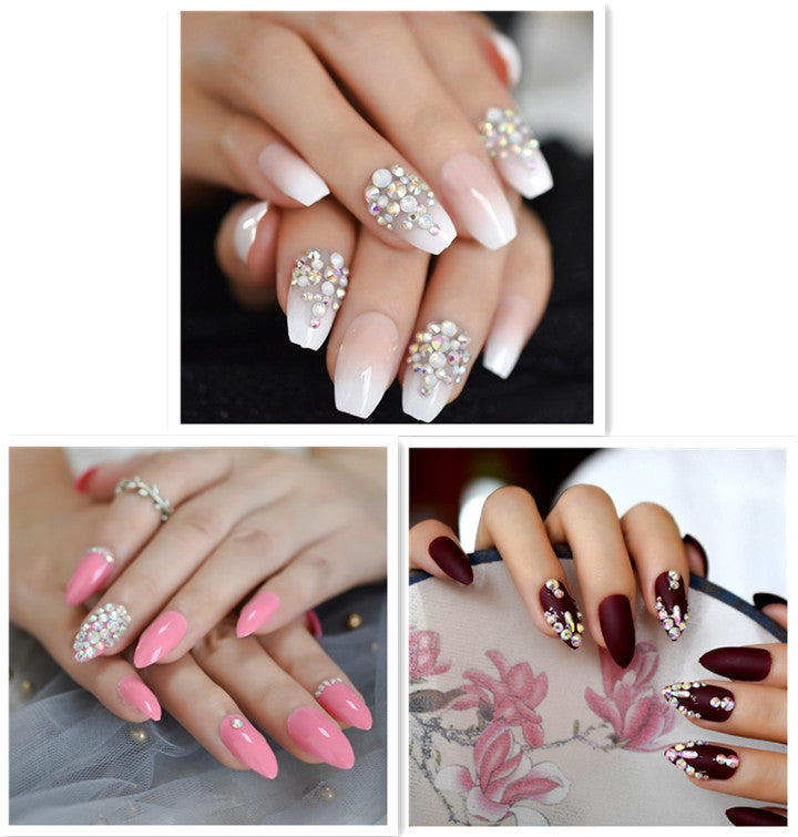 Square Metal False Nails Variety Pack for Women