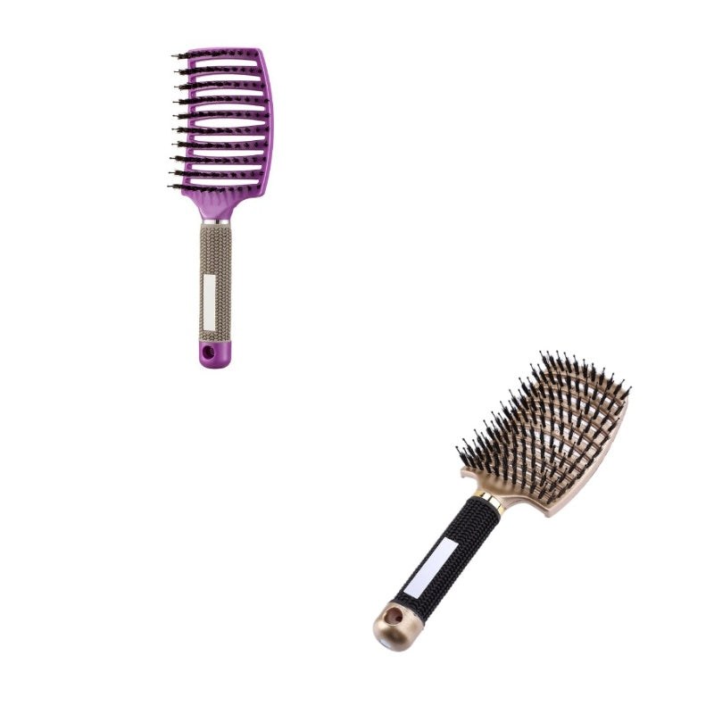 Detangling Bristle & Nylon Hairbrush with Scalp Massage: Anti-Klit Solution for Women™