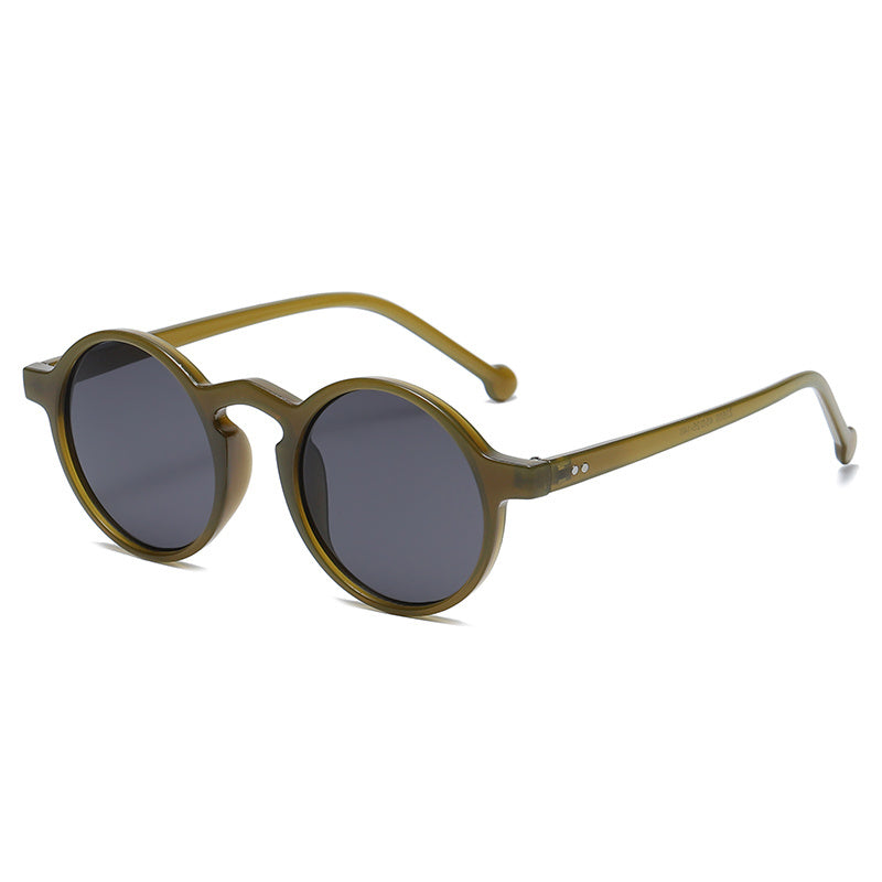 Fashionable UV Blocking Sunglasses with Small Round Frame and All-Occasion Style