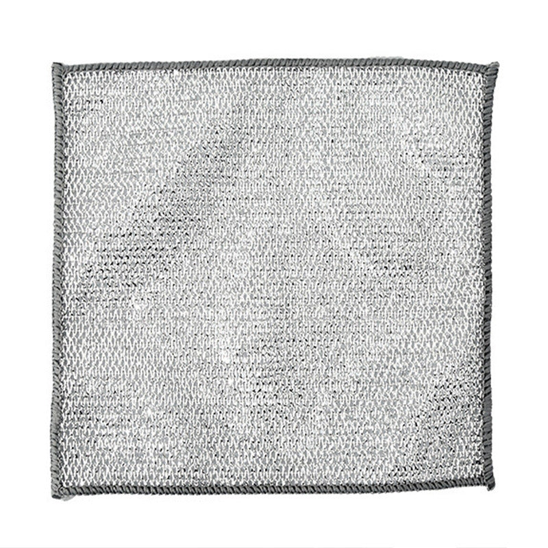 Steel Mesh Dishcloth Set with Microfiber Cloth - Pack of 5