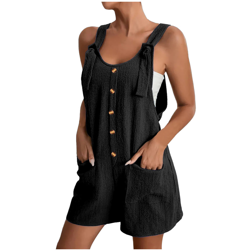 Trendy Casual Suspender Jumpsuit Shorts for Women