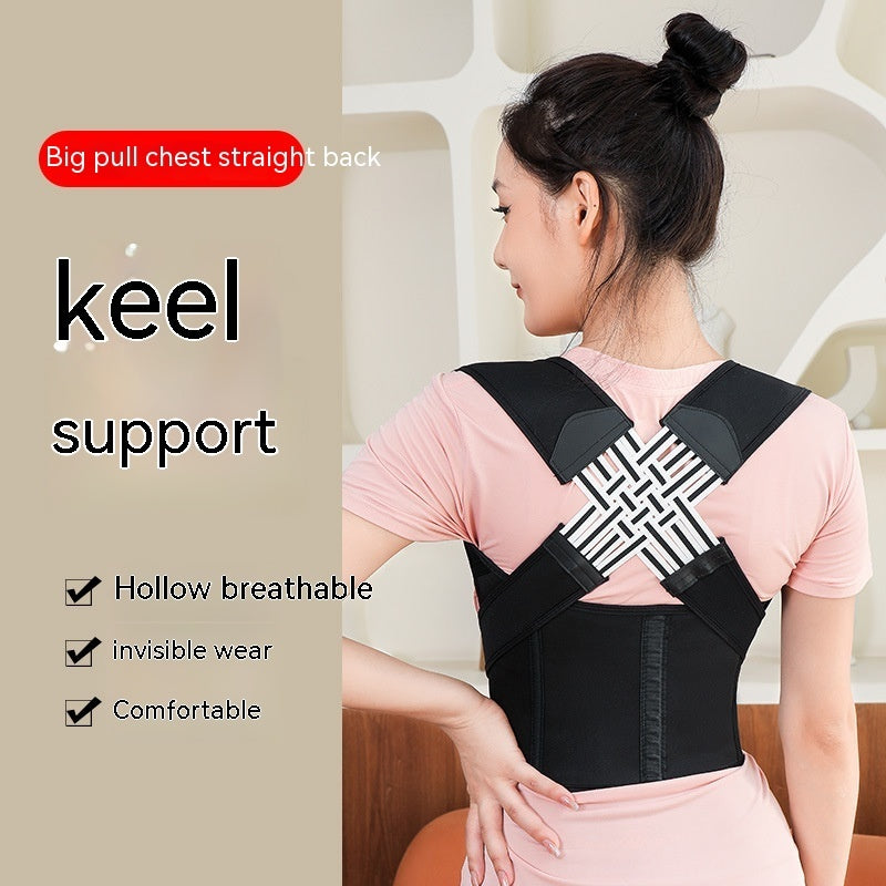 Anti-Humpback Posture Corrector with Chest Support and Lift