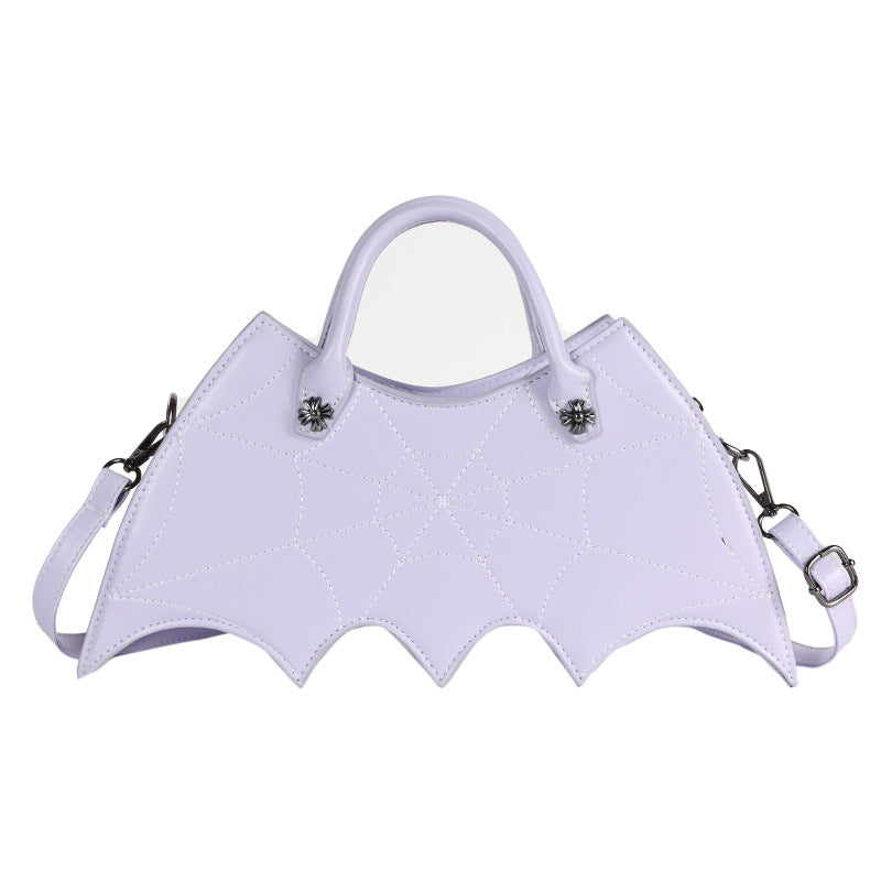 Borsa a tracolla Batgirl ispirata ad Halloween - Elegante borsa a tracolla in PU con design a ragnatela