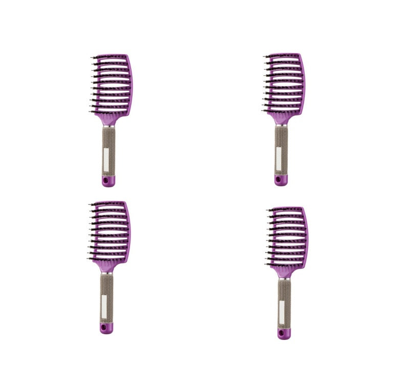 Detangling Bristle & Nylon Hairbrush with Scalp Massage: Anti-Klit Solution for Women™