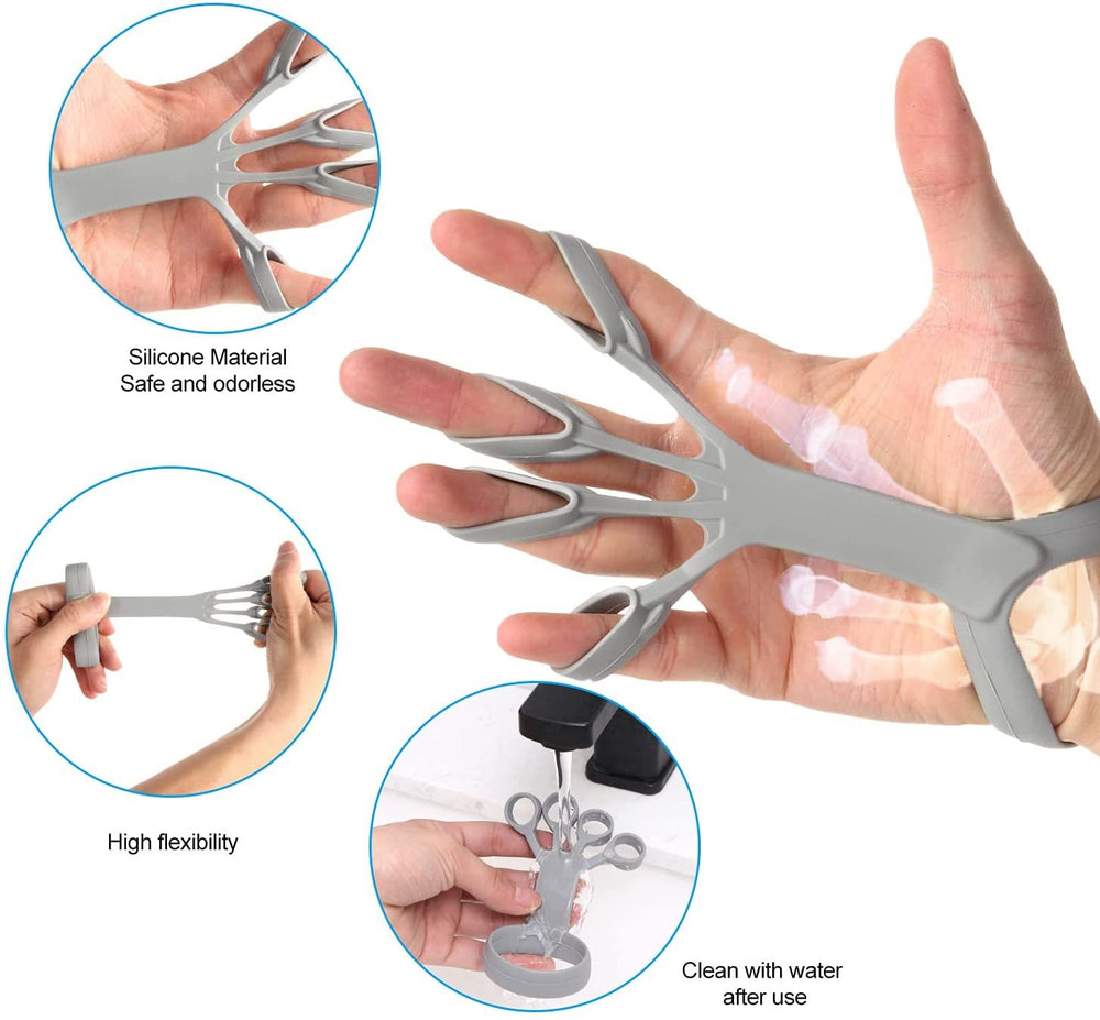 Finger Strength Silicone Grip Trainer for Pain Relief and Rehabilitation