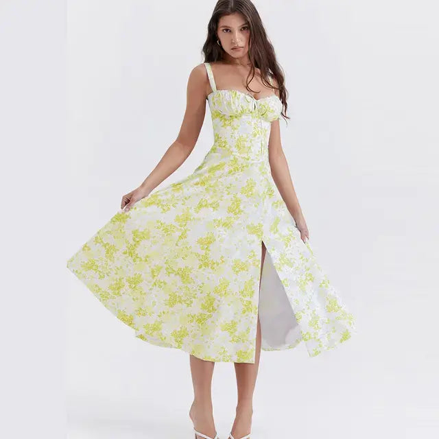 Bezauberndes florales Sommerkleid