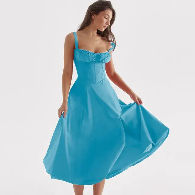 Bezauberndes florales Sommerkleid