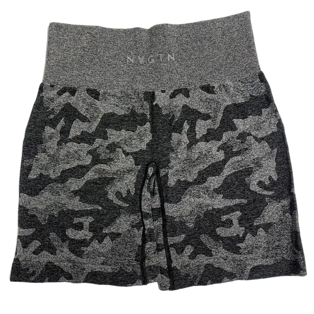 Urban Edge Camo Seamless Shorts for Stylish Performance