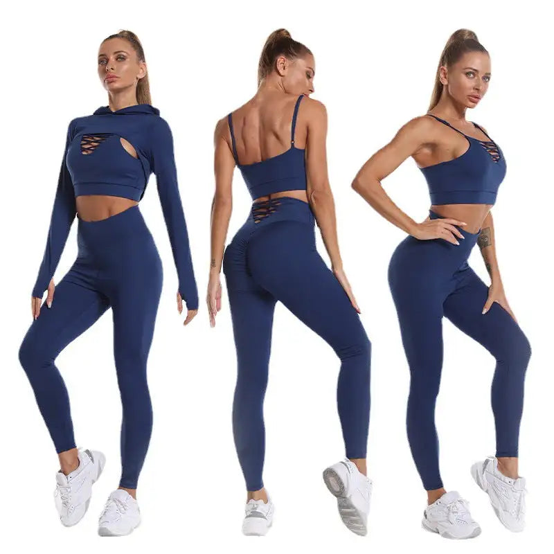 Nahtloses Fitness-Leggings-Set „Sculpted Motion“