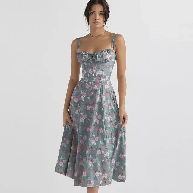 Bezauberndes florales Sommerkleid