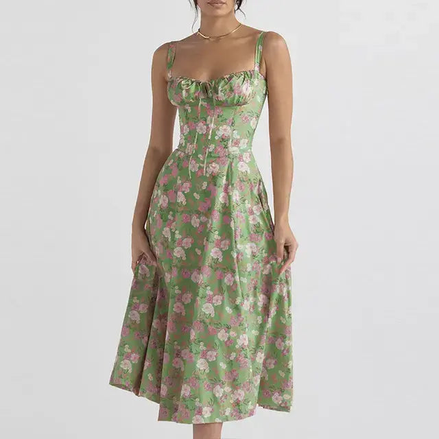 Bezauberndes florales Sommerkleid